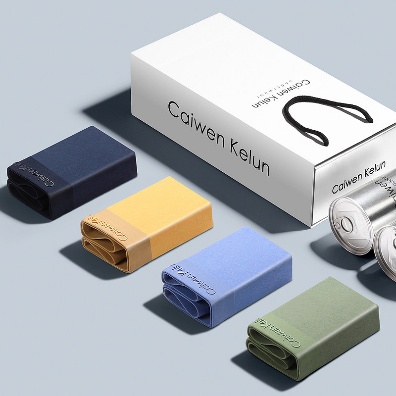 CaiwenKelun men's underwear men's cotton modal crotch antibacterial high-grade seamless breathable boxer pants corners