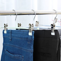 Pants clip Pants rack Household pants hang stainless steel drying skirt clip hanging pants artifact Skirt multi-function clip hanger clip