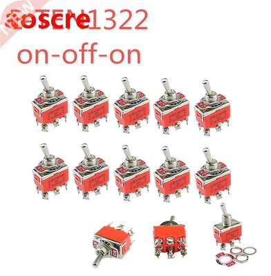 High Quality 1PCS E-TEN1322 15A/250V 6 pin Waterproof Switch