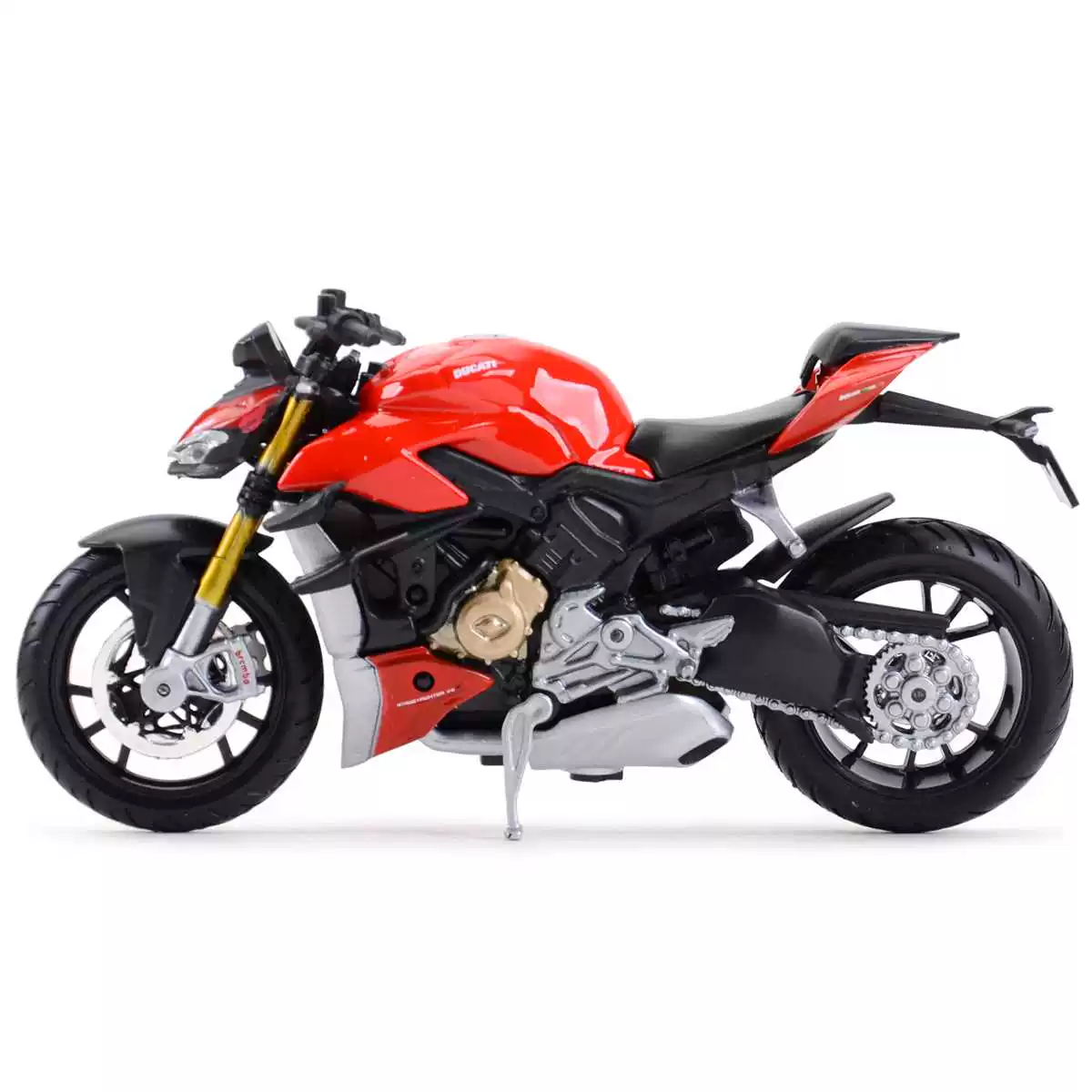 MAISTO 1:18 Ducat Super Naked V4 статическая модель из литья под давлением