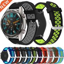 Breathable Silicone Band For HUAWEI WATCH GT 2 46MM Strap B