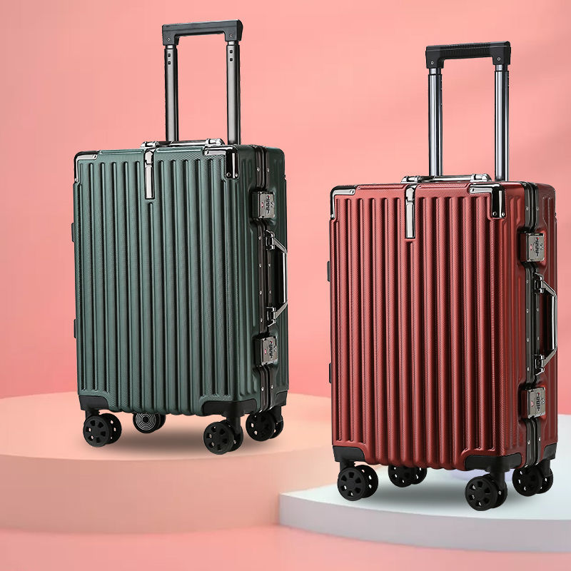 The net red men and women's general 20 - inch aluminum frame pull box female 24 - inch seismic - proof travel box