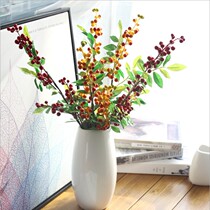 (Mi Yang) simulation Berry Blueberry cranberry simulation flower and fruit branches red fruit shooting props decoration