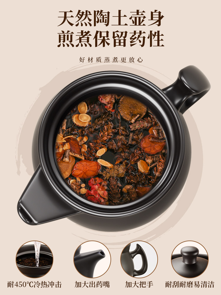 Electric Herbal Medicine Decocting Pot, Fully Automatic Medicine Brewing Pot, Household Special-Purpose Pot for Traditional Chinese Medicine, Medicine Jar, Medicine Pot for Boiling Medicine