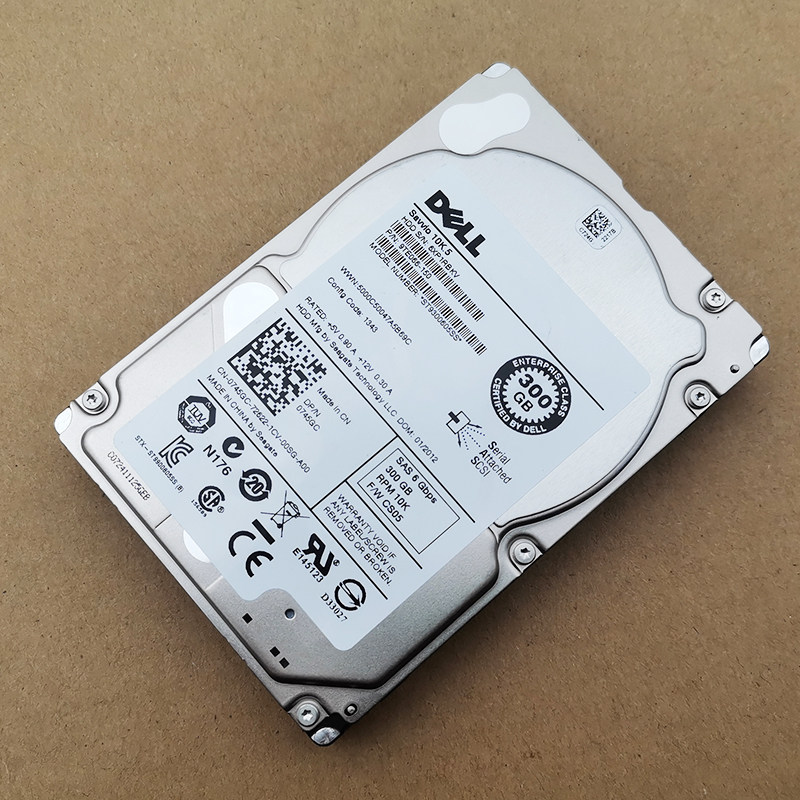 Dell Dell Dell 300G 10K 5 6Gb 2 5 inch SAS hard disc ST9300605SS 0745GC