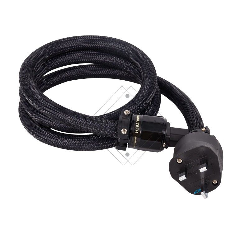 Acoustic power cord 3TS20 Purple Shirt Dragon King Single Crystal Copper Hifi British Gauge Fever Power Cord