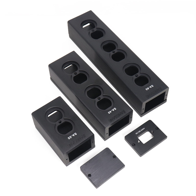 XANGSANE Elephant God Fever Sound Discharge of American Power Outlet wiring board aluminium alloy housing empty shell