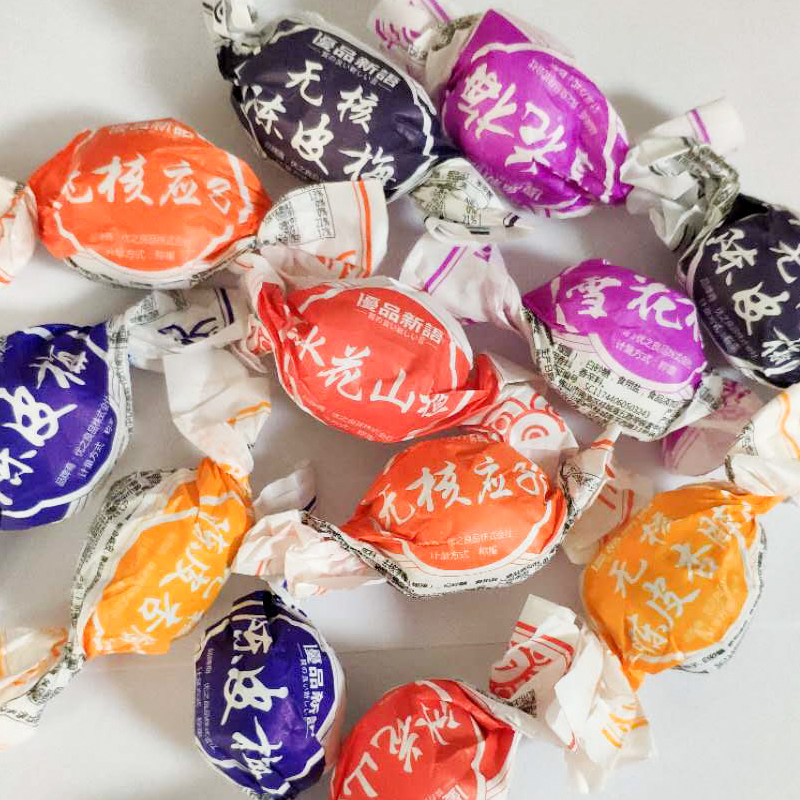 Excellent Liangliang Twisted Paper Shumami Plum 280 gr Uber New Language should be Chen Pimei Xuehua Mei Ice Flower hawthorn