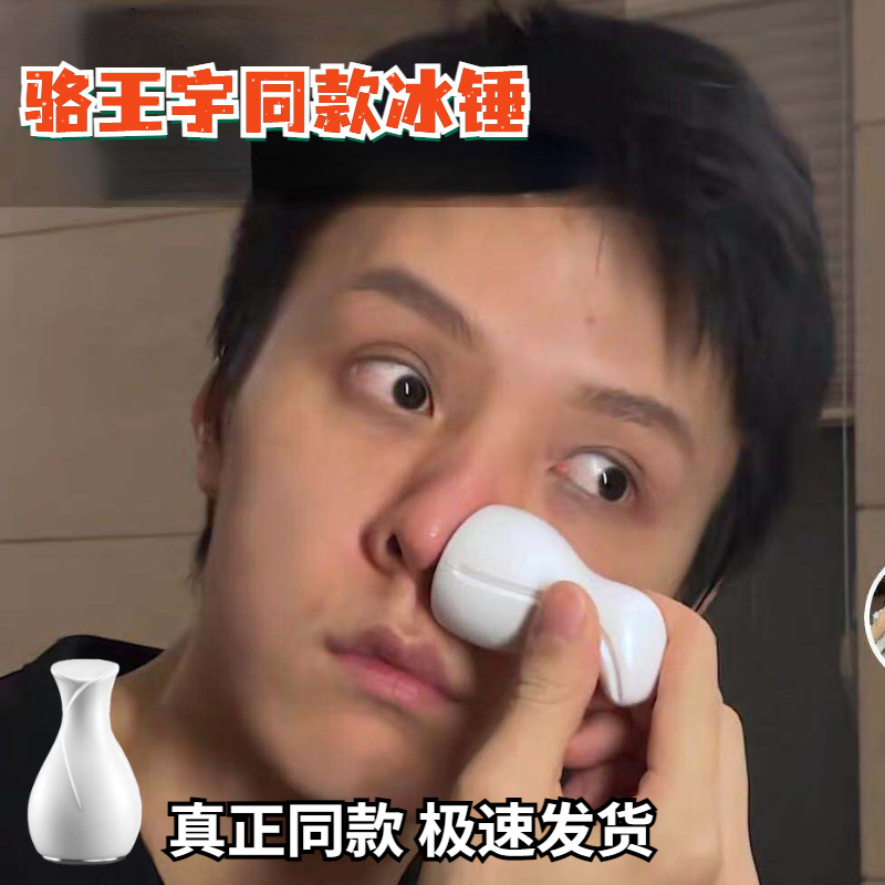 Luo Wangyu goes to blackhead Dafa with the same paragraph) small ice hammer beauty cold compress instrument to shrink pores and face ice soothing