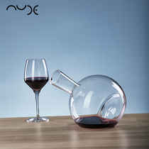 Nude Nude Turkey imported non-lead crystal glass handmade Decanter Wine Glass household set