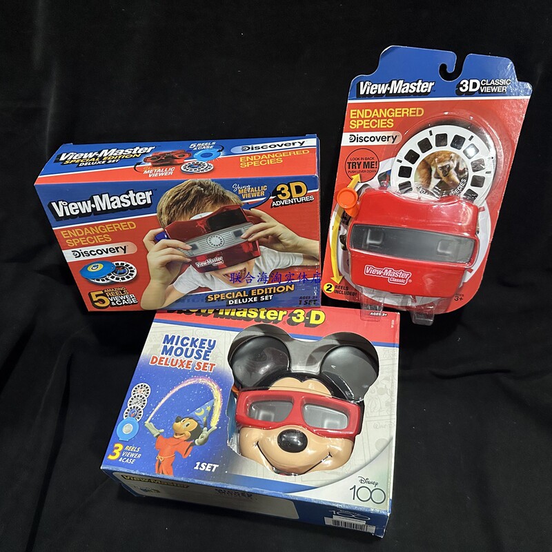 Children's 3D Viewing Machine Slide Projector View Master Mickey Mouse Mask Glasses Toy Gift Children's 3D Viewing Machine Slide Projector View Master Mickey Mouse Mask Glasses Toy Gift
