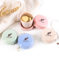 OUTDOOR TRAVEL MINI WATER CUP GARGLING CUP POCKET CUP CARRY-ON PORTABLE WHEAT TELESCOPIC CUP CREATIVE FOLDABLE CUP