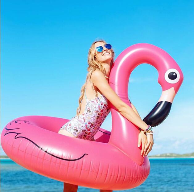 Donut vòng bơi dành cho người lớn phao cứu sinh nách vòng tăng dày inflatable float flamingo unicorn con intex phao