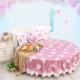 Ít Dream House Tuỳ giường tròn tròn giường váy tròn giường tròn khăn trải giường bedspread bedspread bông bông mảnh - Váy Petti