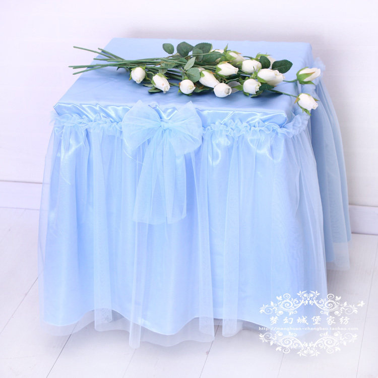 Princess Meritocratic Lace Satin Anti-Dust Bed Head Cabinet Hood Bench Hood Table Hood Tea Table Hood Safe Hood