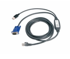 Dell DUSBIAC2-10 DAV2108 2216 KVM SIP module cable USB VGA CAT5