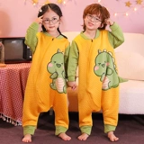 Детский динозавр, пижама, хлопковый стеганый осенний зимний спальный мешок