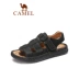 Dép nam Camel 2019 hè mới thoải mái dày đáy dép thời trang da thường dép đi biển ngoài trời - Sandal giày boot nam Sandal