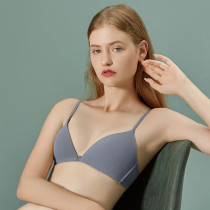 Teenage Girl Underwear Summer Thin style Triangle cups Small breasts Breathable Underwear Women Modale Cotton Quality No Steel Ring Bra