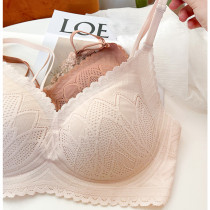 Hana HANA comfortable nude-feeling unscarred underwear with small breasts gathered without steel ring No empty cup anti-slip to receive the breast bra