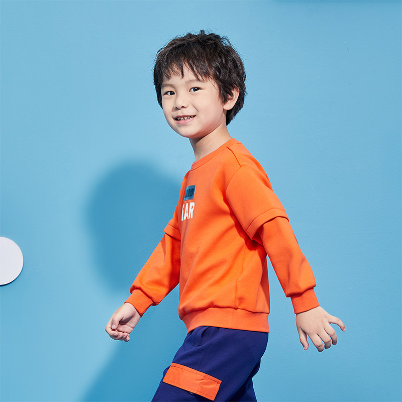 361 Child's clothing boy long sleeve knitting suit 2022 new products for boy boy sports leisure two pieces of clothing