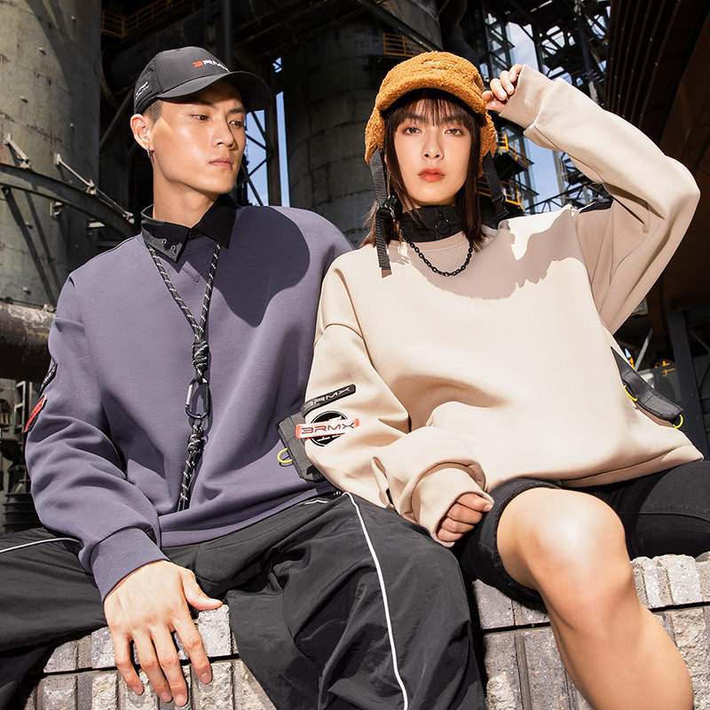 Gong Jun same 3RMX 361 degree sports men's sweater 2022 autumn thickening couple men's pullover casual top women's