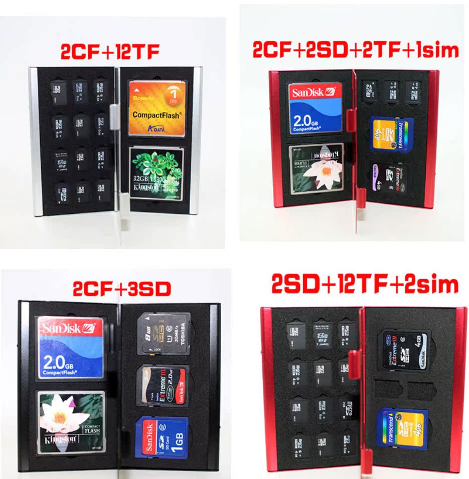 thẻ nhớ SD lưu trữ kỹ thuật số túi hộp TF CF điện thoại kỹ thuật số SIM gói thẻ sắp xếp hộp gói thẻ trò chơi PSV - Lưu trữ cho sản phẩm kỹ thuật số tui dung tai nghe