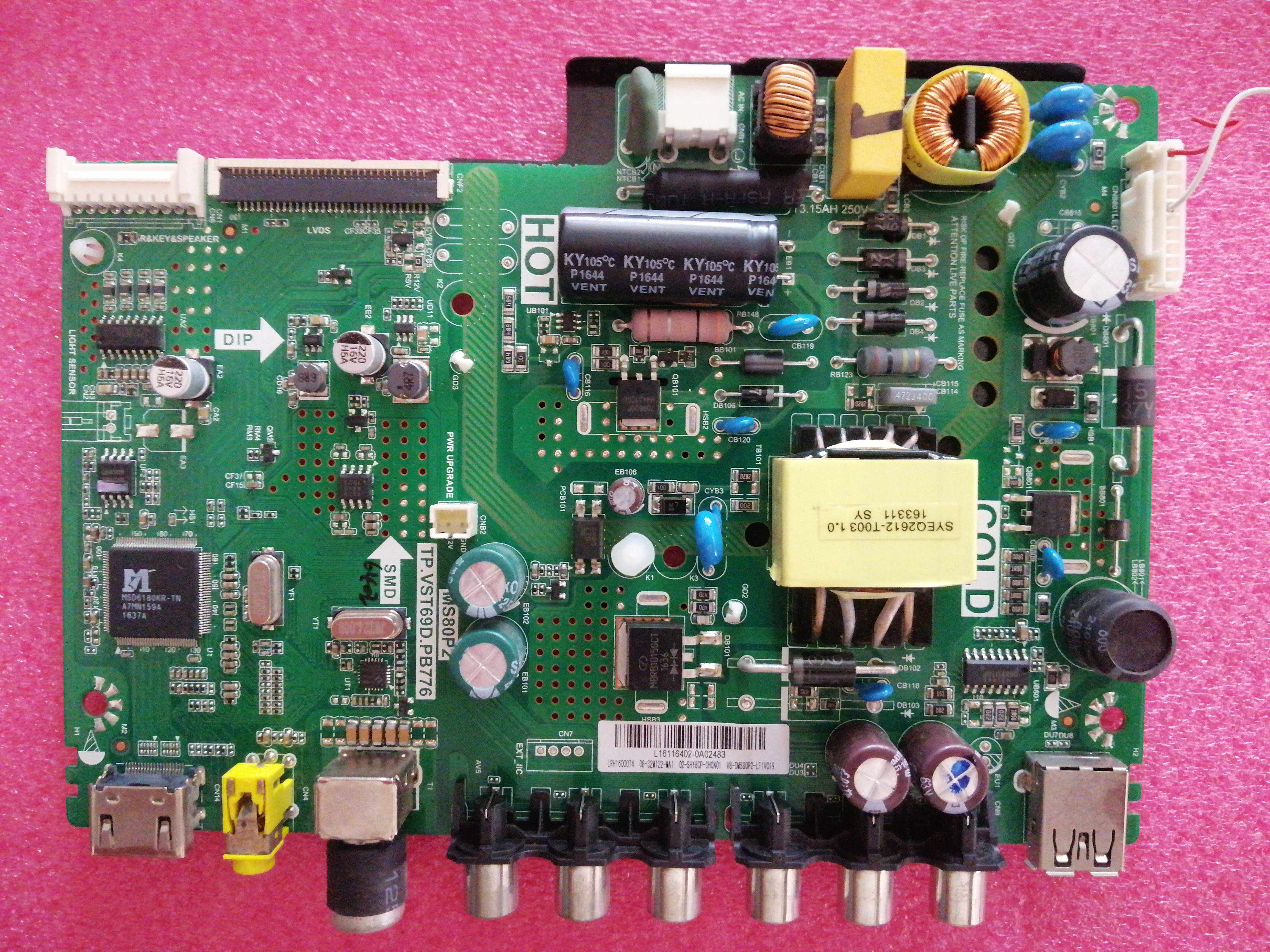 TCL L32F1B MS80P2 motherboard TP VST69D PB776 screen LVW320CSOT E324