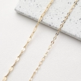 Медная цепь, ожерелье и браслет, аксессуары, материал, 14 карат, DIY