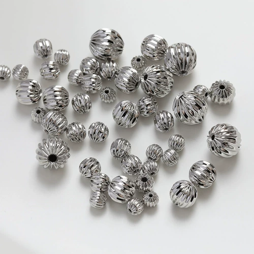 Браслет из бисера ручной работы, ожерелье и браслет, 14 карат, золотой цвет, DIY