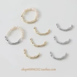 Браслет из бисера ручной работы, кольцо из жемчуга, аксессуары, 14 карат, золотой цвет