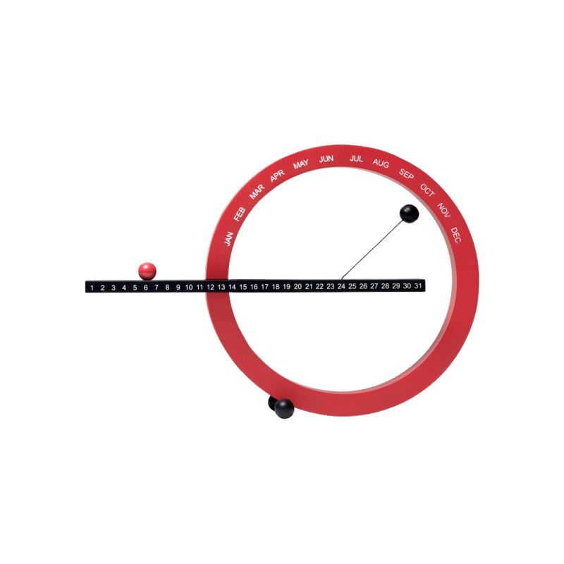 American MoMA Gideon Dagan Perpetual Calendar Contemporary Art Museum American Home Wall Decoration Ornament