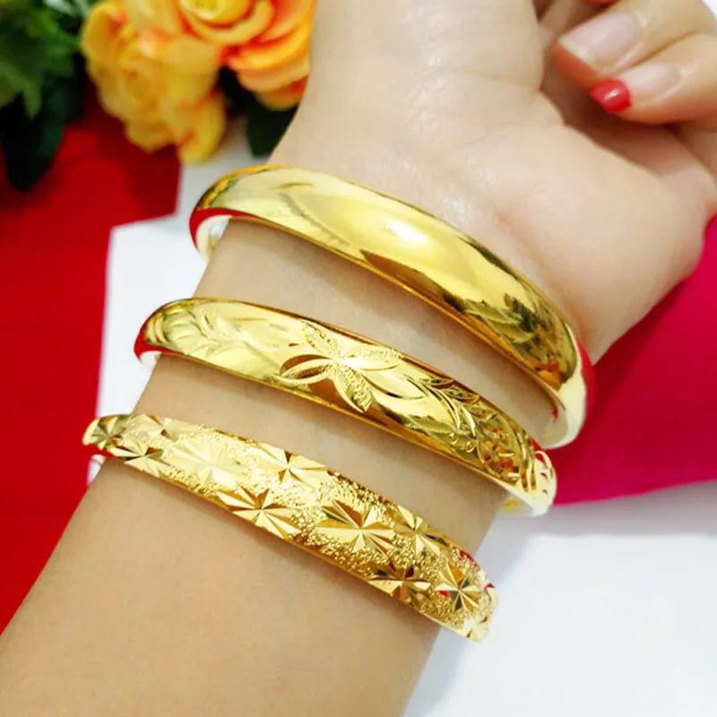 Neo xe cát vòng tay vàng vòng cổ nữ quà tặng ngày Valentine vòng tay titan