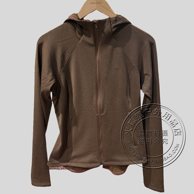 Autumn and Winter Vaude Outdoor Wool Warm Hooded Fleece Sports Cardigan Jacket for Women Vg2532205