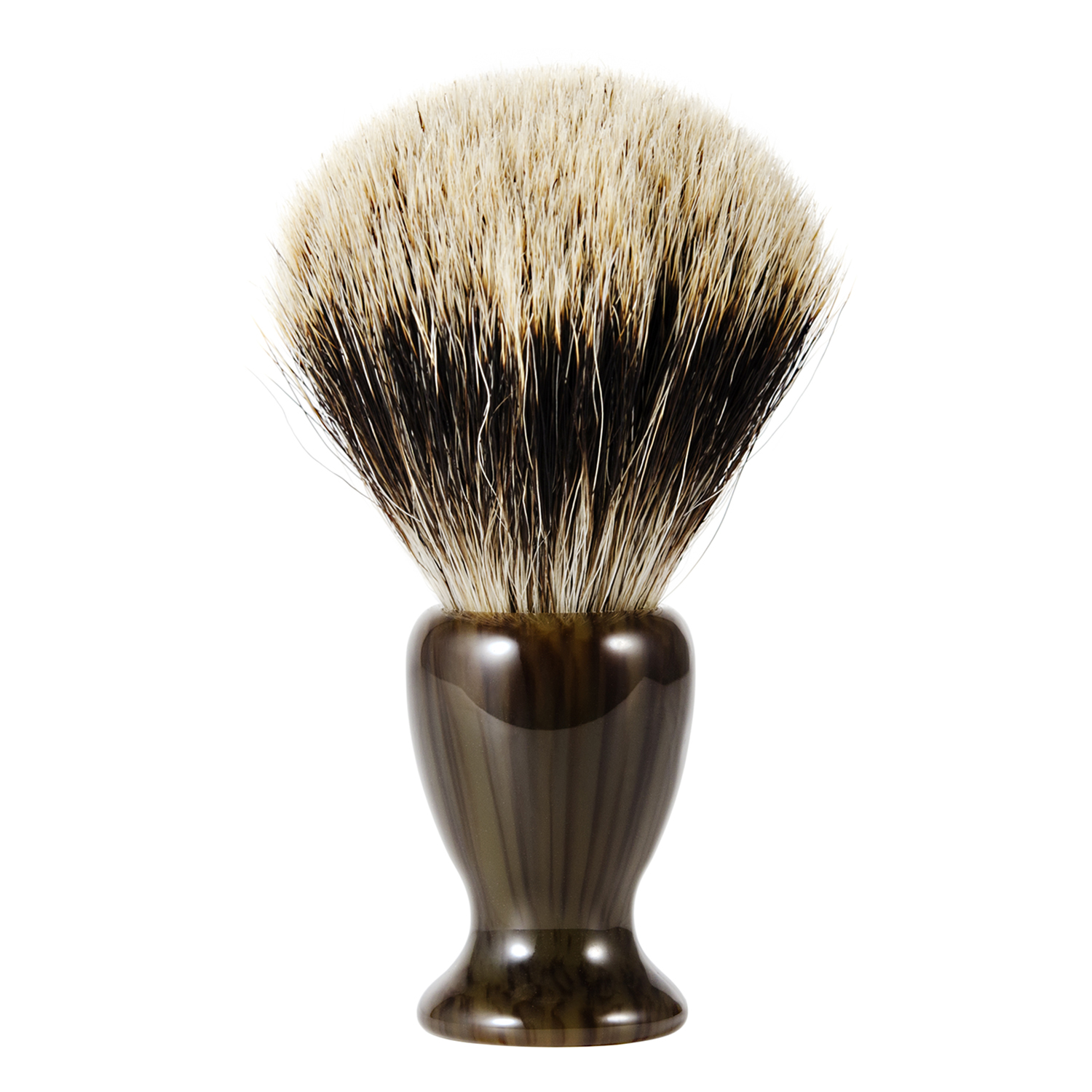 Two-way badger hair brush Hand foaming brush Shaving brush beard brush Vintage razor brush foam brush Shaving cleansing