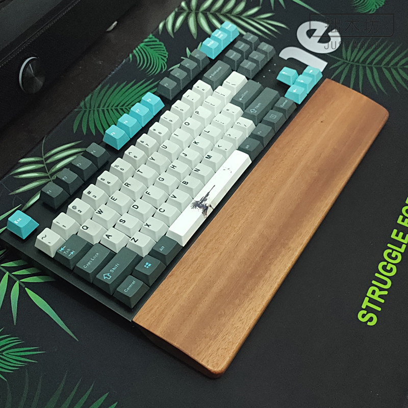 Customizable mechanical keyboard Hand care Wrist Care Wrist Pads Black Widow Solid Wood Palm 87 Key 104 Key