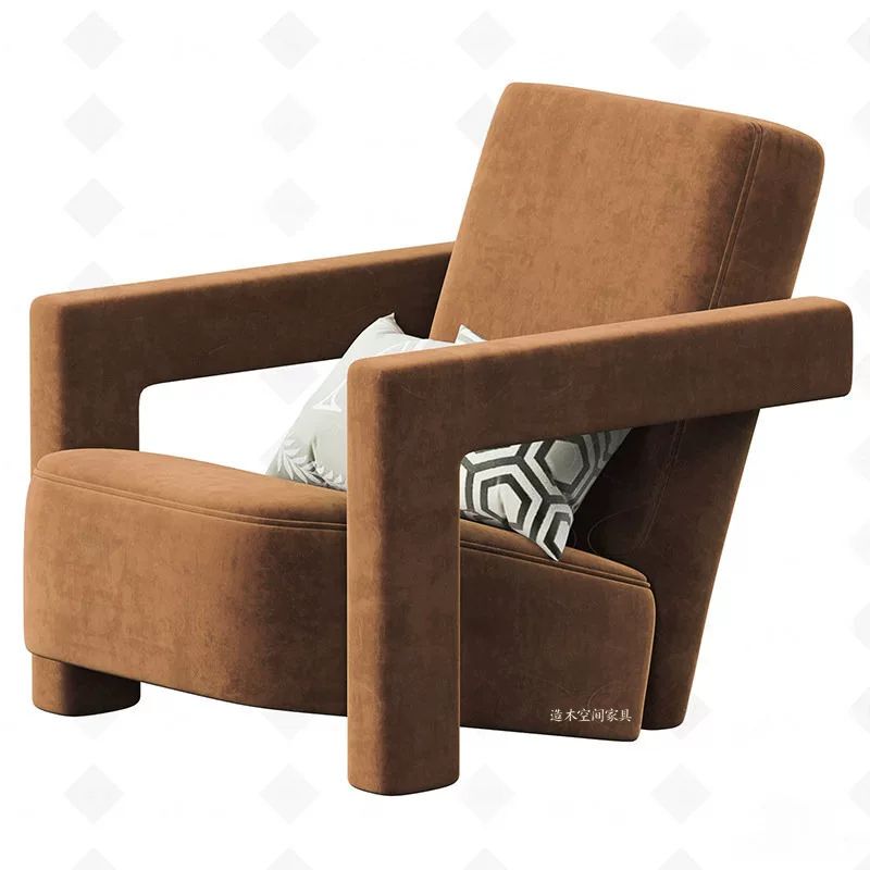 Italian-Style Light Luxury Single Chair, Sales Office Negotiation Sofa Chair, Hotel Club, Beauty Salon, Living Room Reception Leisure Chair Italian-Style Light Luxury Single Chair, Sales Office Negotiation Sofa Chair, Hotel Club, Beauty Salon, Living Room Reception Leisure Chair