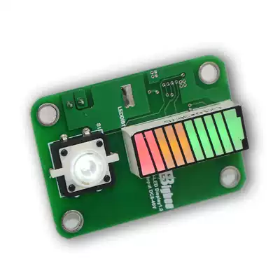 2 to 8 string lithium battery 3 color 10LED power display panel voltage detection board Intelligent Control imported components