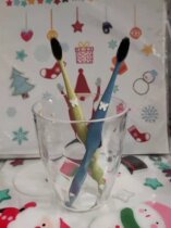  Dormitory Mouth Cup Plastic Cup Transparent Mouth Cup Mouthwatering Cup toothbrush cup Day lovers transparent toothbrush cup