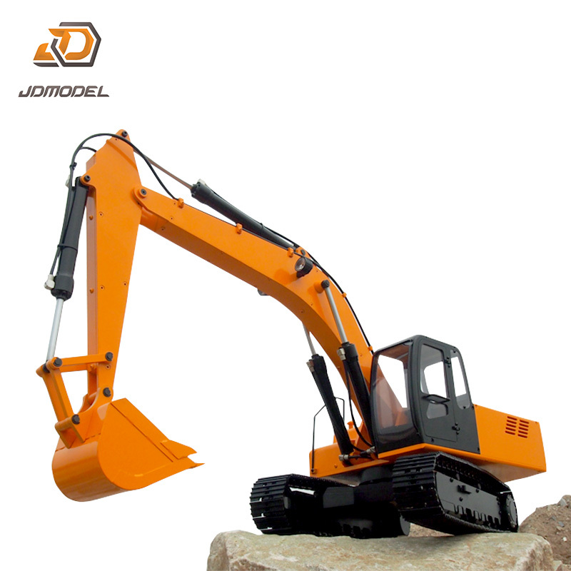 Remote Control Hydraulic Excavator Jdm-1 Model 1:12 Hydraulic Excavator Upgraded Simulation Professional Engineering Vehicle Toy
