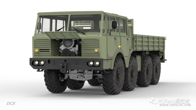 Cross Dc8 Too Slow 8X8 Remote Control Model Climbing Car Simulation Heavy Truck Military Truck Electric Rc Off-Road Vehicle Toy Cross Dc8 Too Slow 8X8 Remote Control Model Climbing Car Simulation Heavy Truck Military Truck Electric Rc Off-Road Vehicle Toy