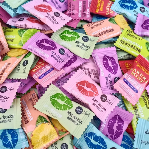 海亿 Поцелуй мягкое сердце -без сахара без сахарной морской соль роза Личи Жасмин Ананасовый купочка Hi Candy Snack