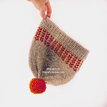 (Quited Weaving Workshop) Torch Jacquard Fur Ball Hat Handmade Needle Electronic Text PDF Translation Illustration