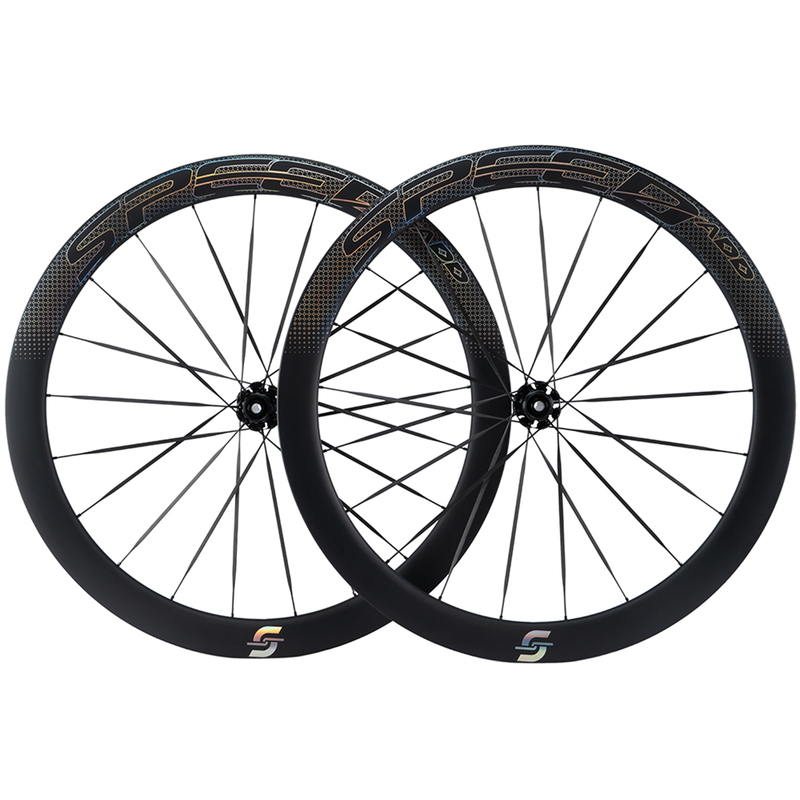Speedadd 26 Models Flat Spoke Carbon Fiber Wheelset Road Bike Cycling Carbon Blade Carbon
