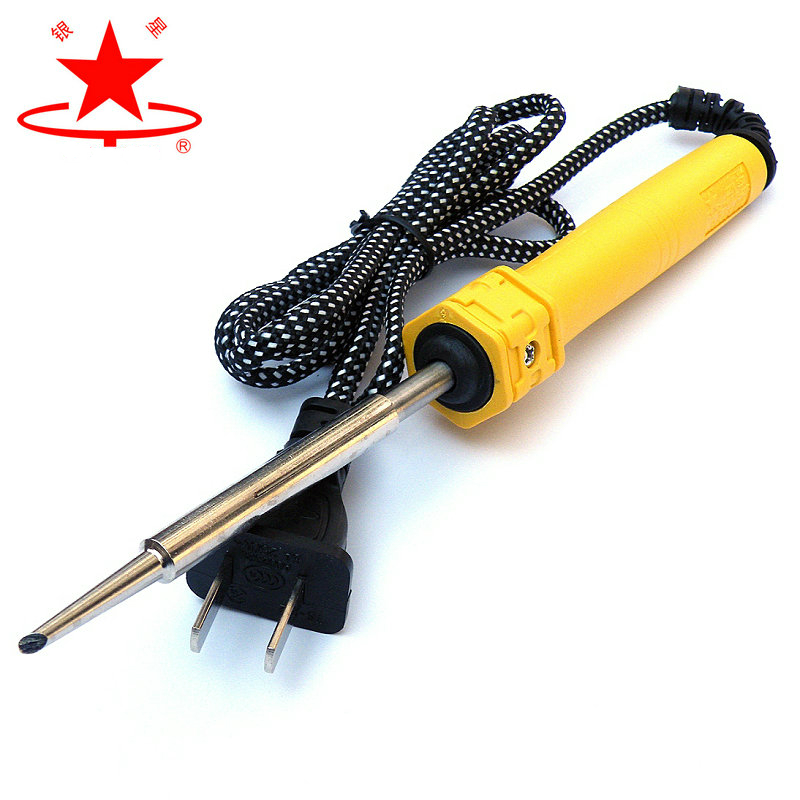 Silver star card 50W red copper head flower wiring 35W internal heat 25W electric soldering iron easy to hang tin can be polished