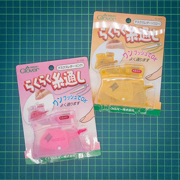 Coke CLOVER hand sewing needle desktop needle threader threader leader pink 10-517 10-518