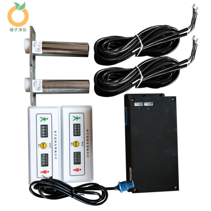 Electronic interlock buffer between door lock two door linkage device two door interlock three door interlock two door interlock air gate