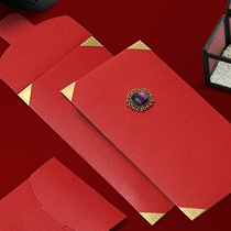 Ai Qing hand congratulated luxury jewel red envelope wedding gift Gold profit is a New Years birthday birthday business high-end handicraft