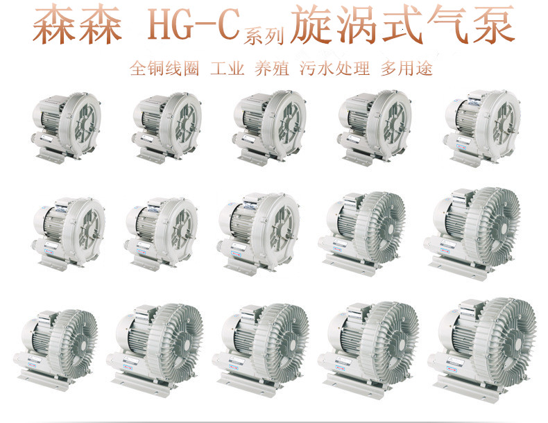 Sensen Vortex Air Pump HG-750 1100 1500 2200 3000 4000 5500-C Fan