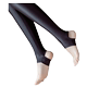 Ice silk glossy leggings female summer fat mm large size seventy-nine points high waist elastic thin outer wear thin five-point shorts